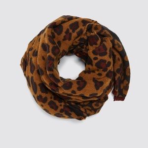 Animal Print Leopard Print Scarf Soft Feel